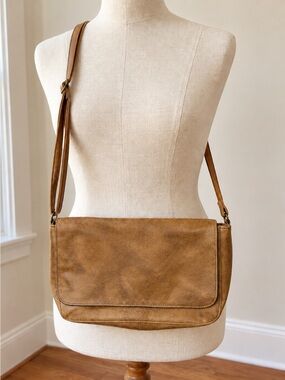 thirty-one Tan Leather-Look Crossbody Bag
